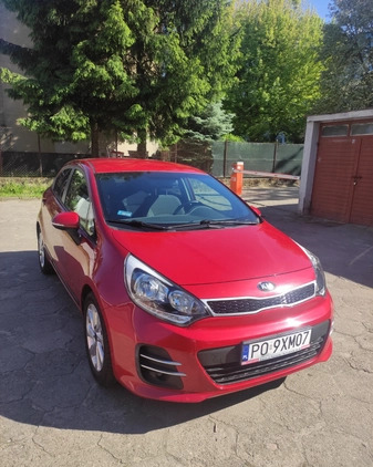 Kia Rio cena 36500 przebieg: 55000, rok produkcji 2015 z Poznań małe 79